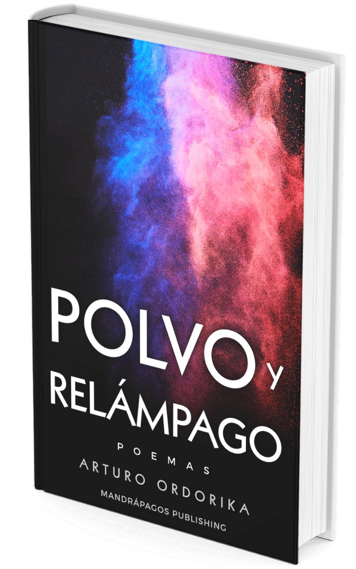 Portada de Polvo y relámpago, Poemas, por Arturo Ordorika